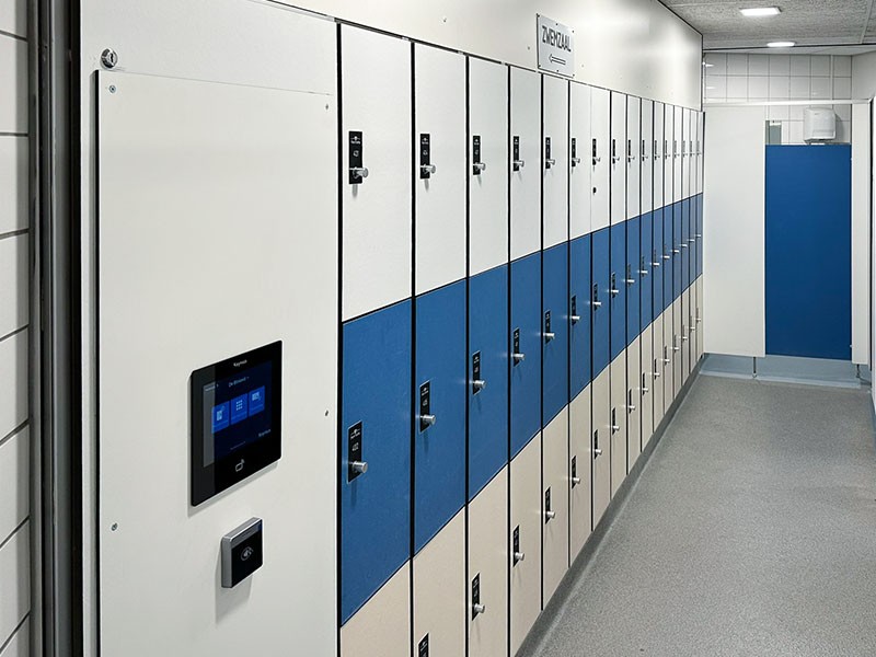 Solution de rangement pour vestiaires de piscines