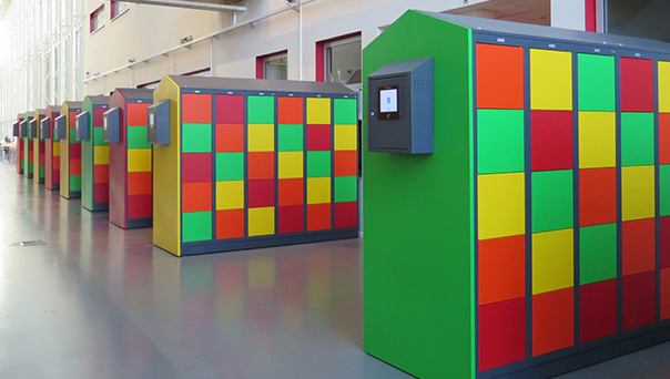 Intelligente Schließfächer für Schulen
